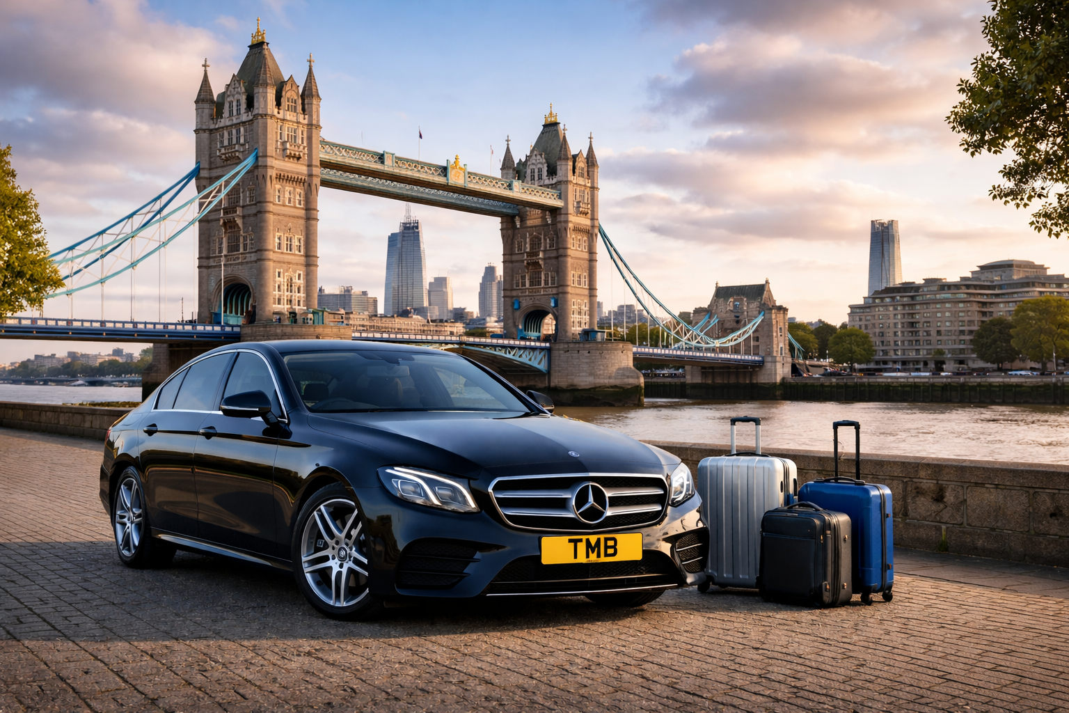 Executive Mercedes taxi UK